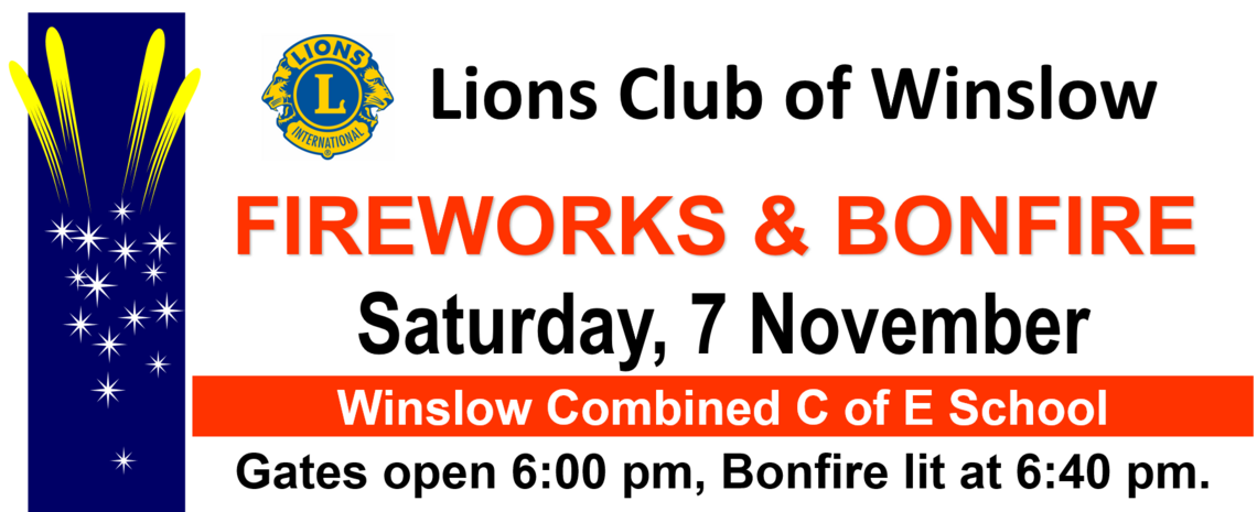 Fireworks 2026 Banner